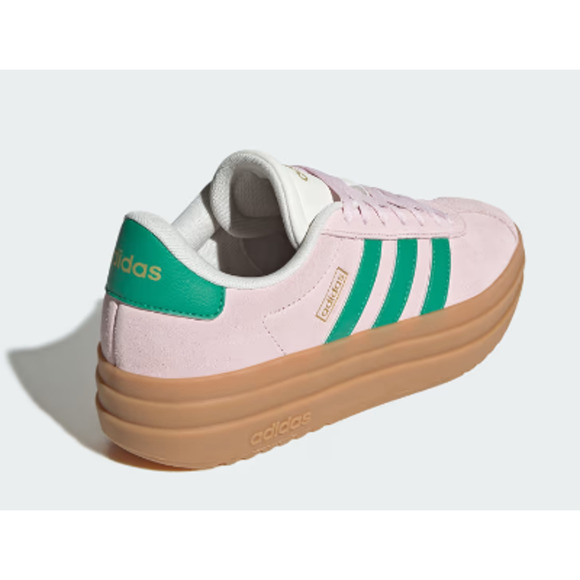 NEW ADIDAS VL Court Bold, Women's 7, White/Mint, JP6916 - Picture 5 of 5
